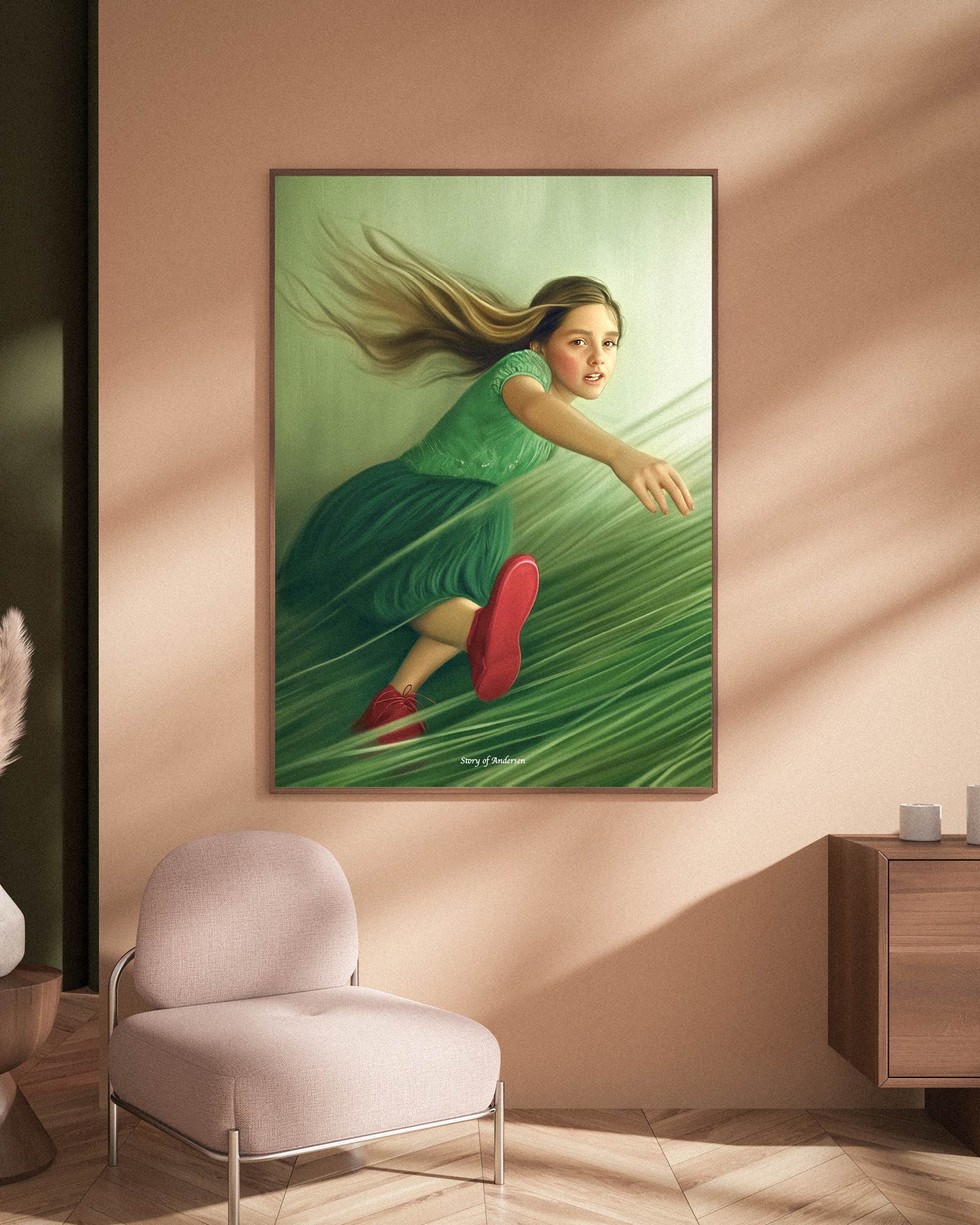 Poster – H.C. Andersens Sagor – De röda skorna