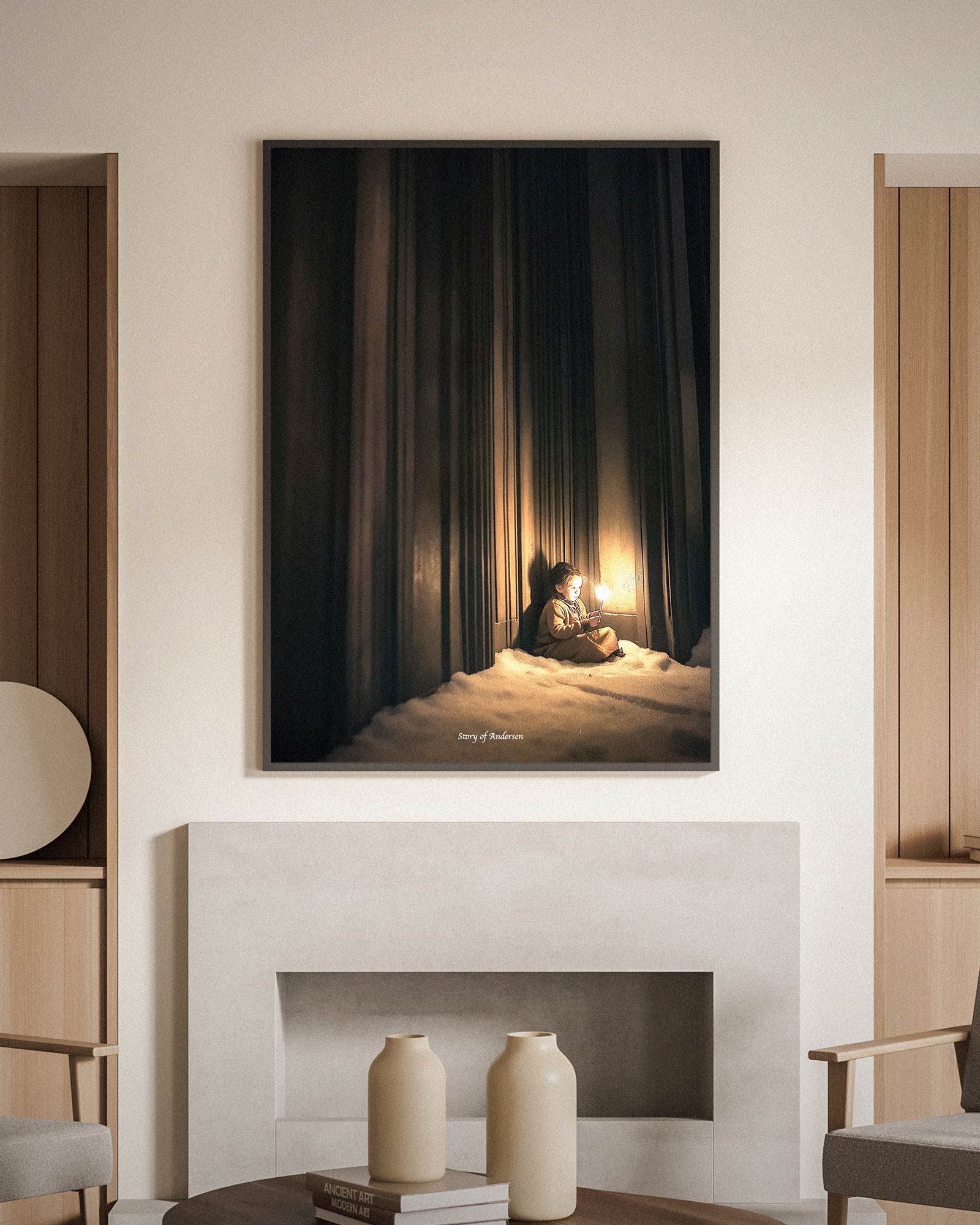 Poster – H.C. Andersens Sagor – Flickan med svavelstickorna