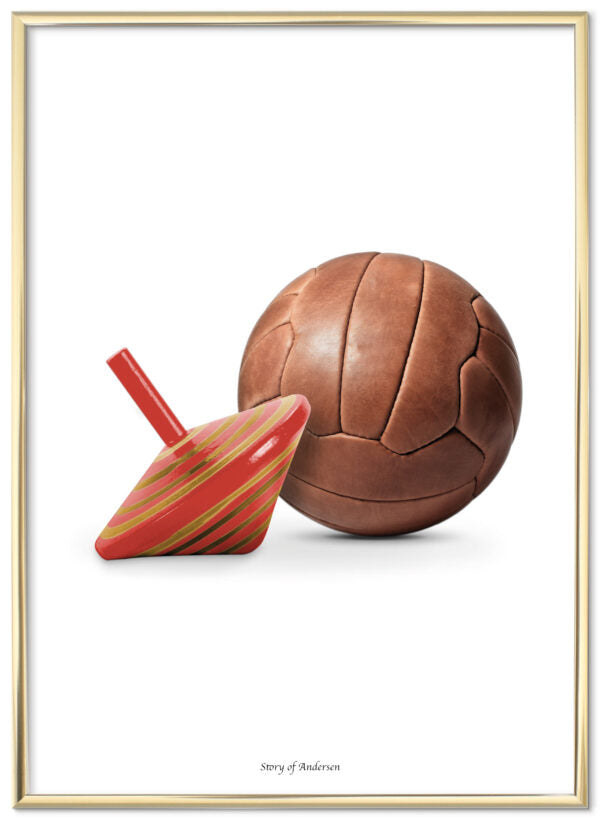 Poster – H.C. Andersens Signatur – Kärestefolket – Vit bakgrund