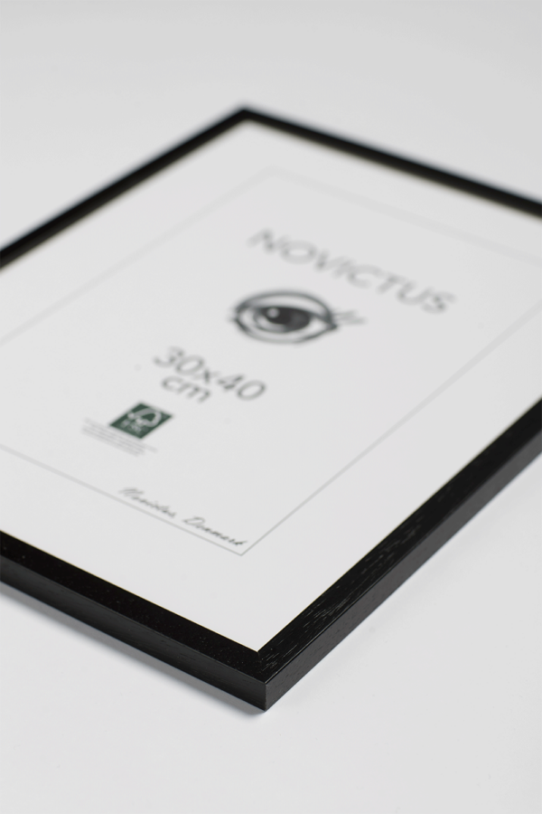 Posterram – Svart ek