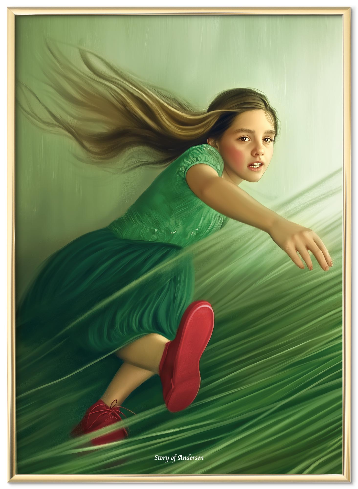 Poster – H.C. Andersens Sagor – De röda skorna