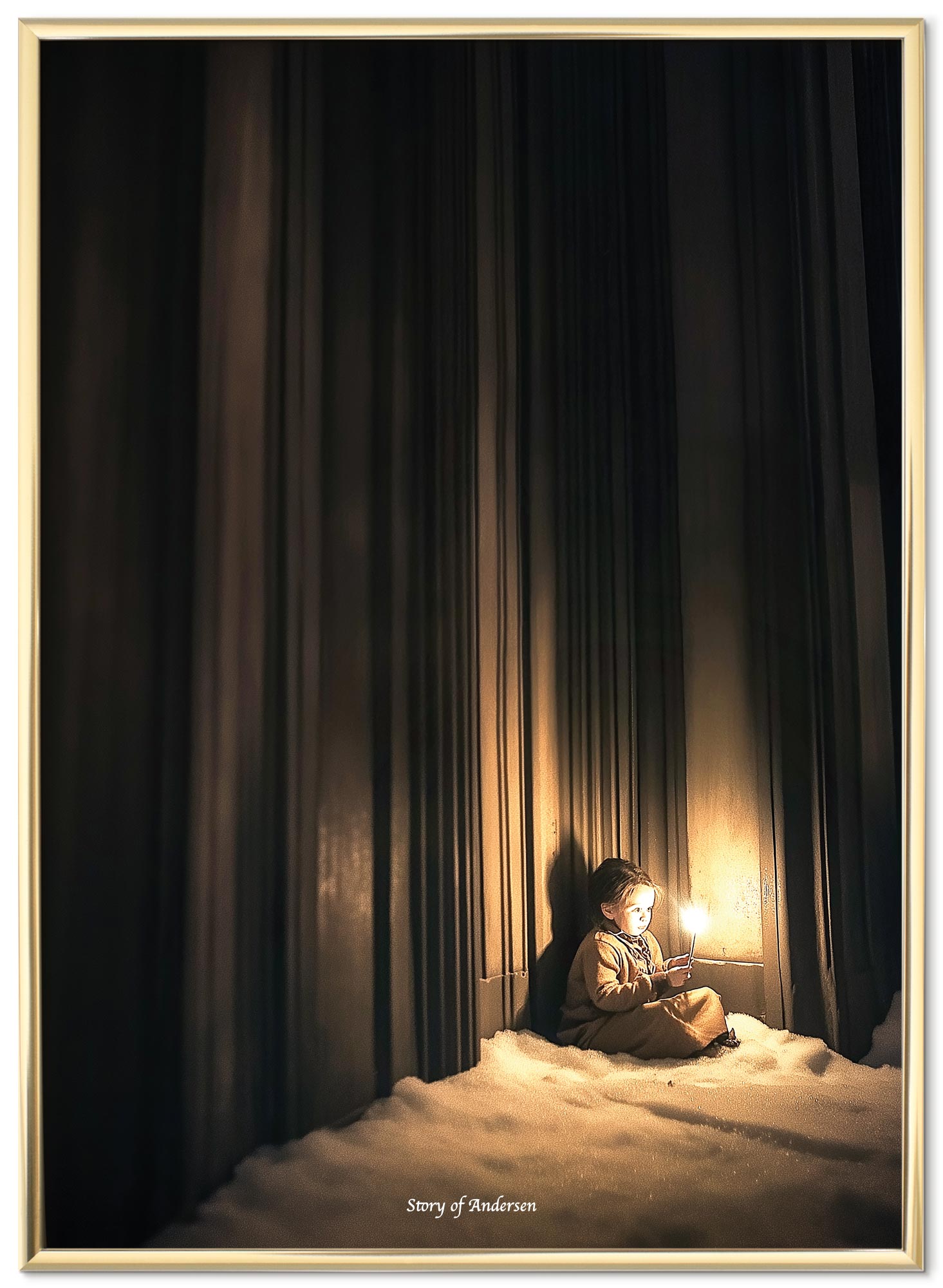 Poster – H.C. Andersens Sagor – Flickan med svavelstickorna