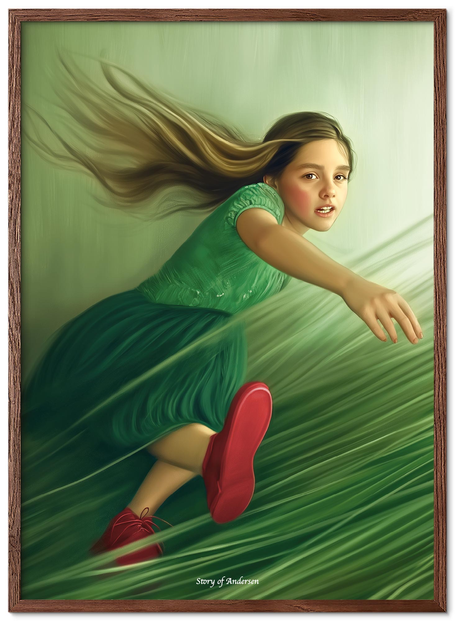 Poster – H.C. Andersens Sagor – De röda skorna