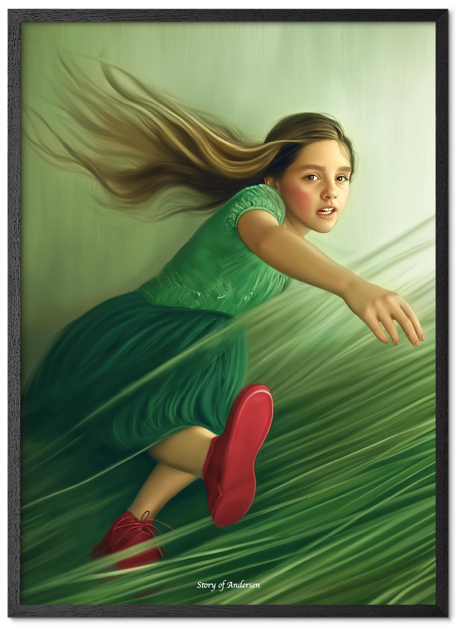 Poster – H.C. Andersens Sagor – De röda skorna